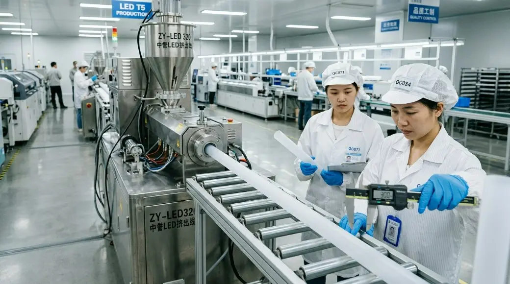 中国のプレミアム LED チューブ ハウジング工場: 2026 年の世界標準と 3D カスタマイズに向けた革新