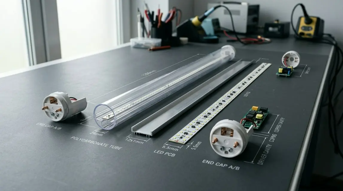 LED T8 プラスチック チューブ ハウジングの 2026 年究極ガイド: 米国の UL/ETL 規格とエコ ポリカーボネートのイノベーションをナビゲートする